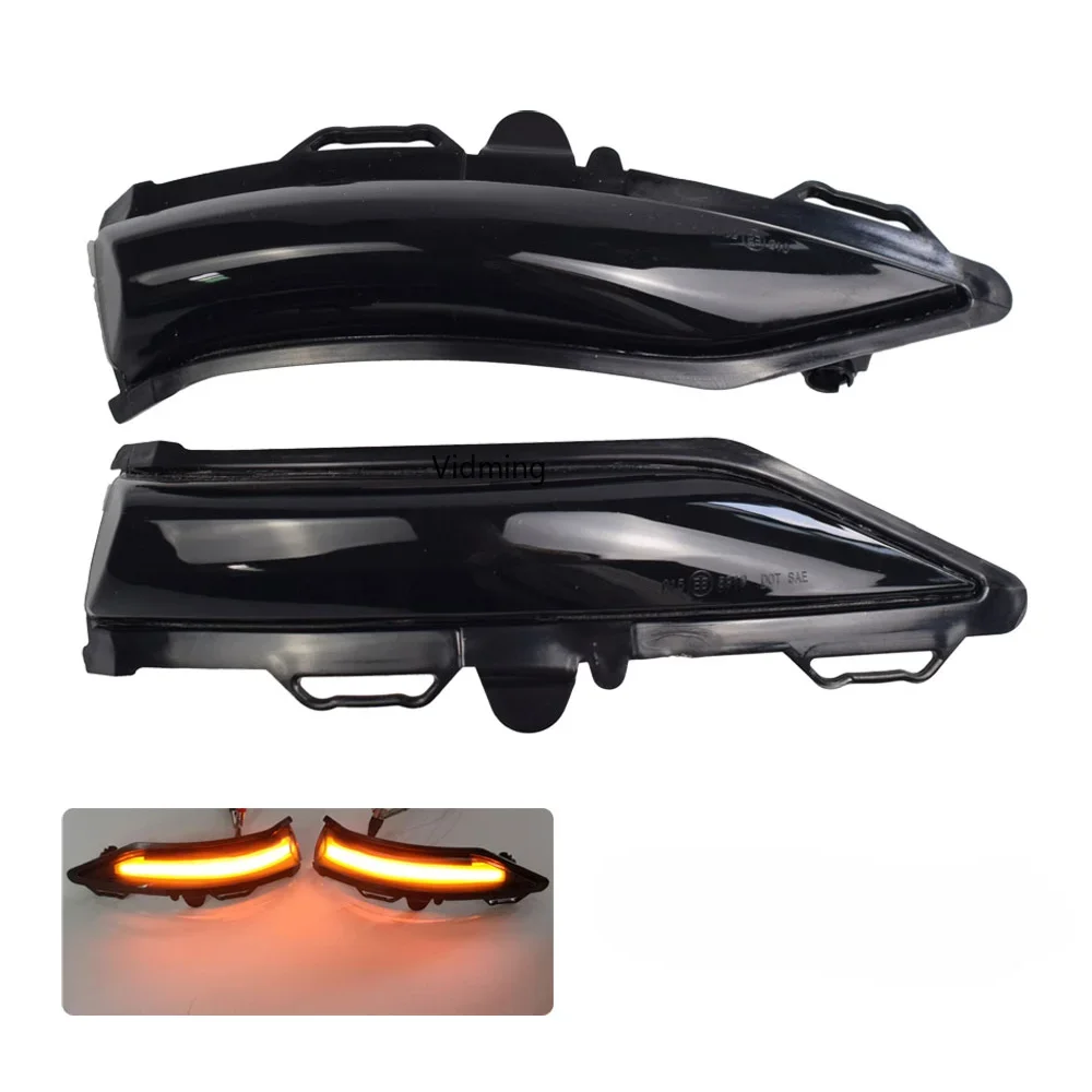 2 шт. для Ford ST Line MK8 2018 Fiesta 2019 2020 PUMA Светодиодная лампа зеркала заднего вида