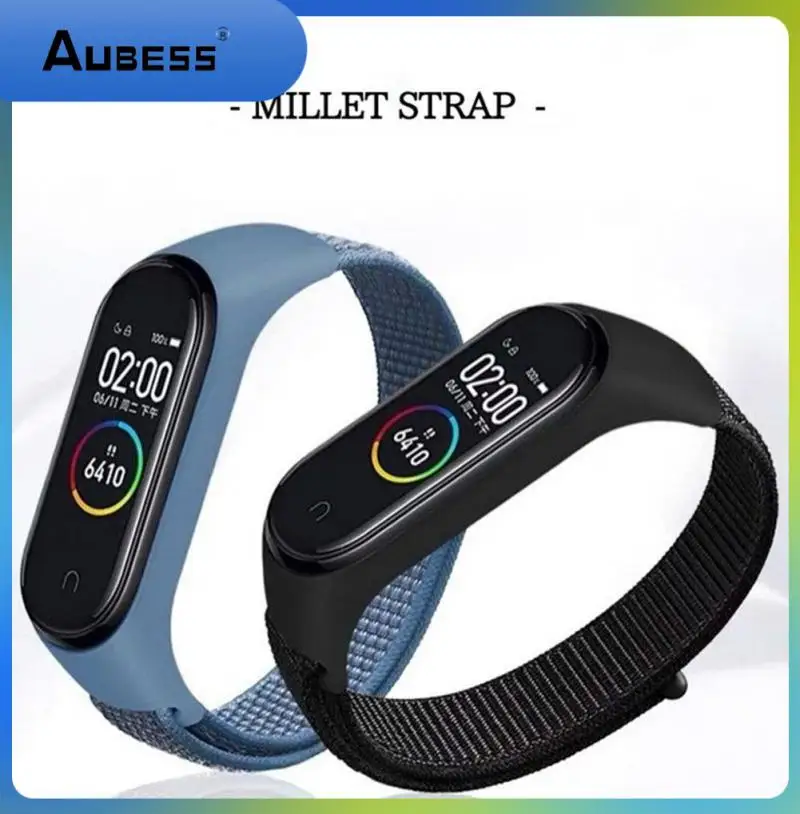 

Strap For Mi Band 5 6 7 Sport Bracelet Breathable Wristband For Miband Strap Sport Loop Watch Belt Correa Strap Nylon Strap
