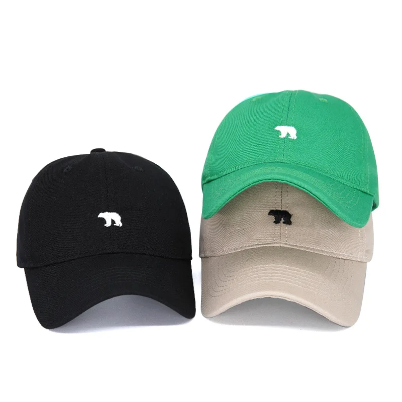 

Панама с вышивкой Bear для мужчин и женщин, головной убор с козырьком, пляжная шляпа от солнца, для отдыха на открытом воздухе, рыбалки, летняя