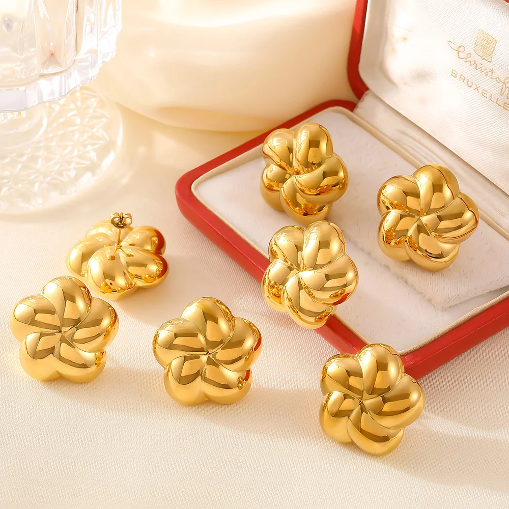 Liora новые блестящие серьги-гвоздики из нержавеющей стали для женщин женские