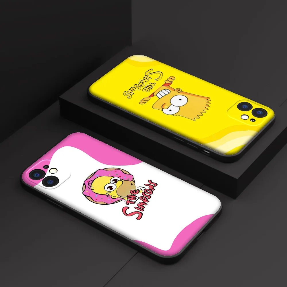 SO164 The S-Simpsons Bart Cover Phone Case for iPhone 12 11 X XS XR Pro Max 6 6s Plus SE