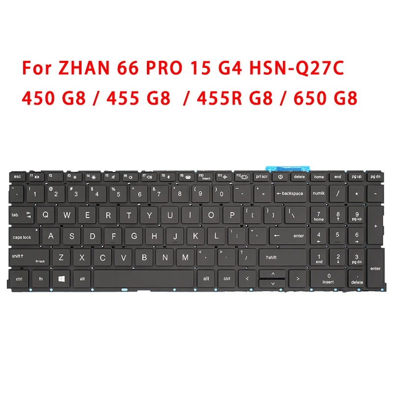 New For Asus ZHAN 66 PRO 15 G4 HSN-Q27C 450 455 455R 650 G8 Replacemen Laptop Accessories Keyboard Small Enter Key images - 6