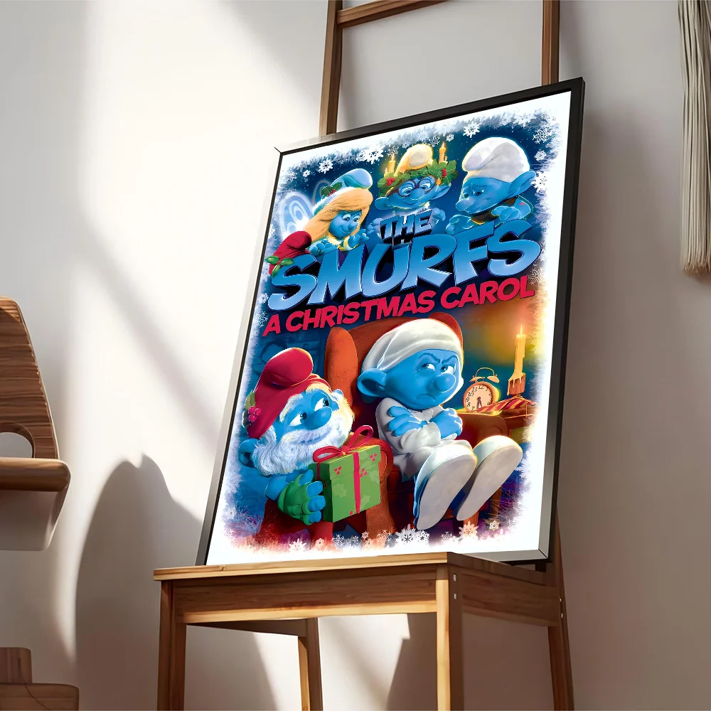 Винтажные постеры с рисунком S-Smurfs липкие ретро наклейки из крафт-бумаги сделай