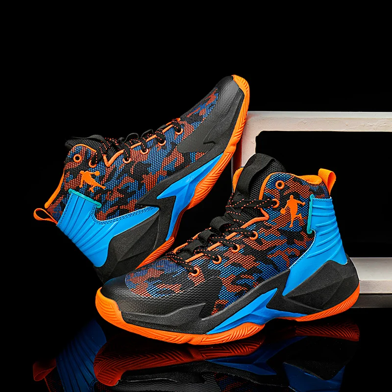 High Top Men Basketball Shoes Breathable Unisex Shoe Non-Slip Wearable Sneakers Men New Gym Training Athletic Basket Shoes Women