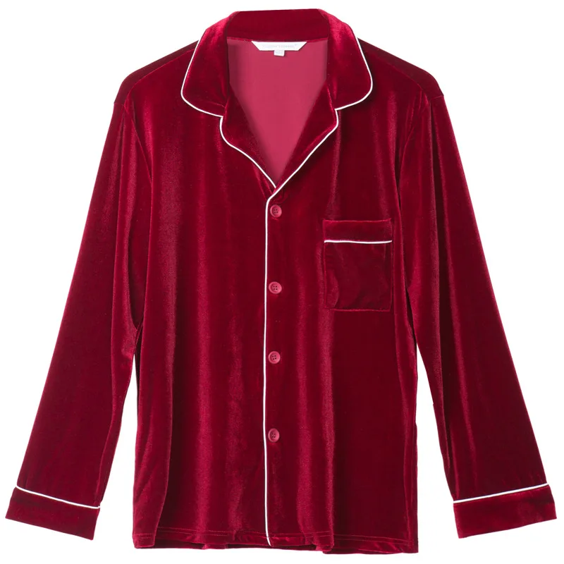 Velvet Lounge Pajamas for Men Pyjama Homme Pijama Hombre Pajama Set Sleepwear Men Winter/Spring/Autumn