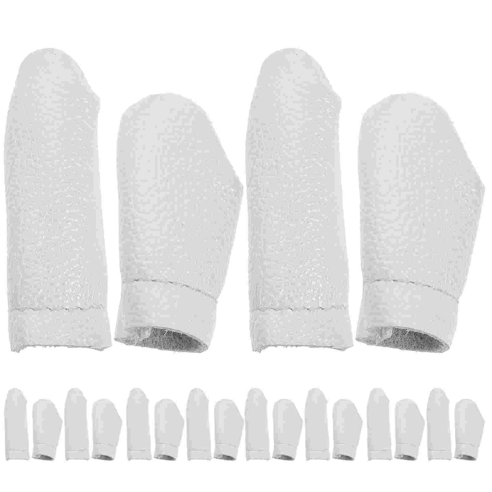 

Finger Sewing Protector Thimble Cots Guards Thumb Protectors Felting Needle Knitting Guard Fingertip Covers Pu Cover Diy Condoms