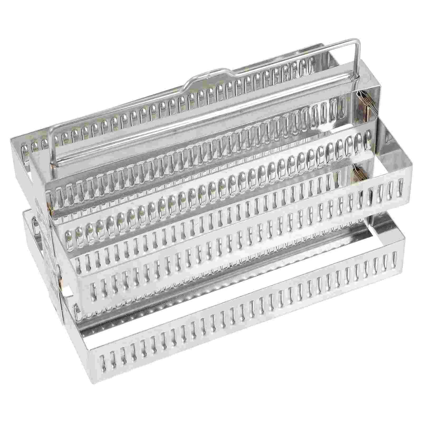 

Slide Drainer Stainless Rack Steel Staining 60 Positions Microscope Slides Glass