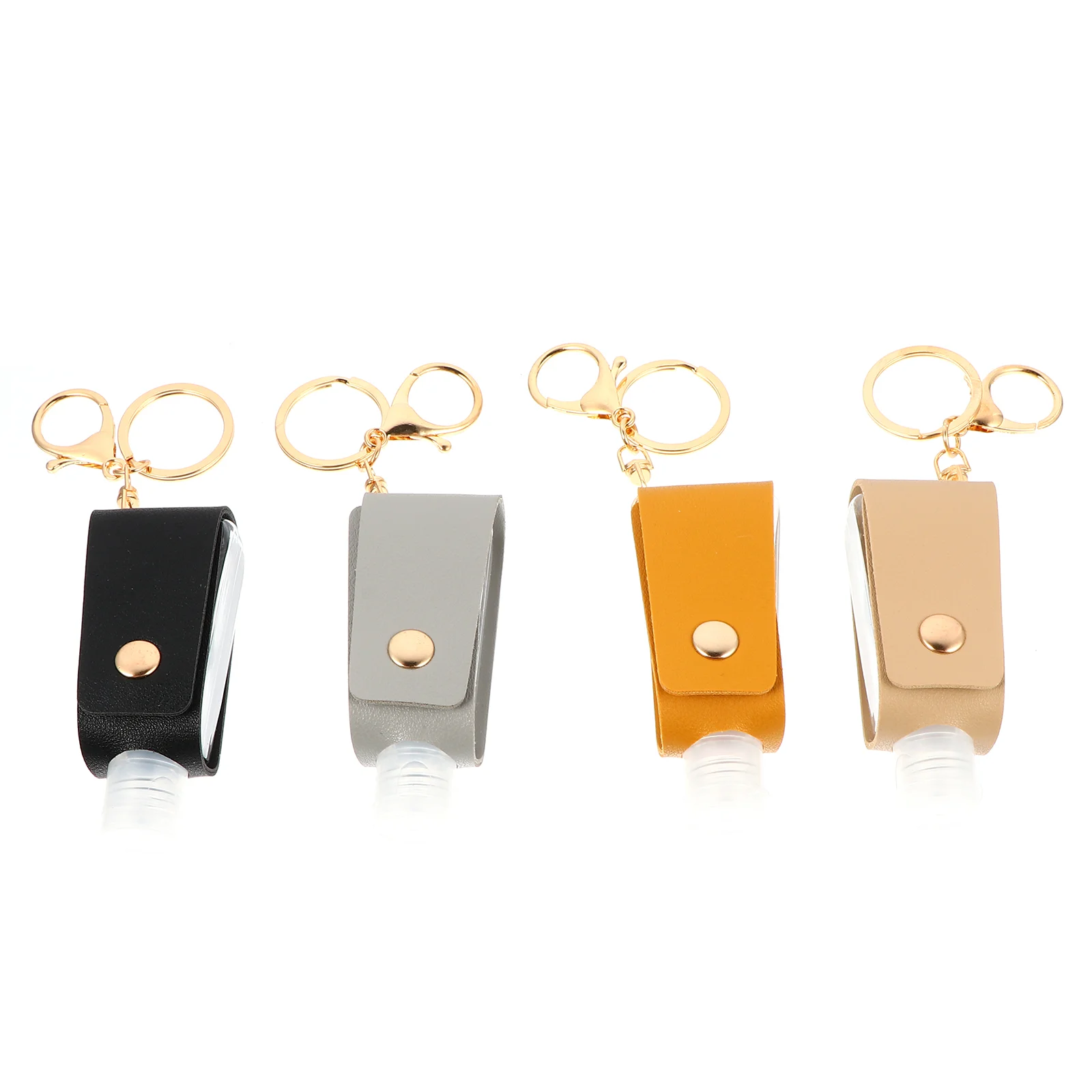 

Bottle Travel Container Keychain Bottles Portable Squeeze Holder Refillable Lotion Hand Empty Plastic Clear Toiletry