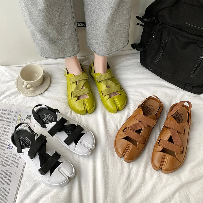 

Lazy Person A Pair of Pair Cool Slipper New Style Pig's Trotters Shoe Is Fashionable Cent Toe Low Help Shoe Female