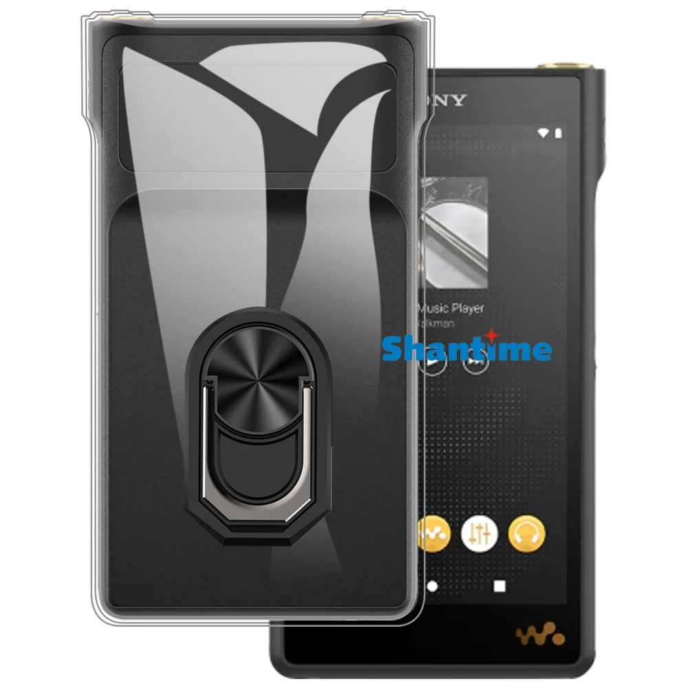 Роскошный ударопрочный кольцевой держатель для Sony NW-WM1AM2 Чехол Мягкий