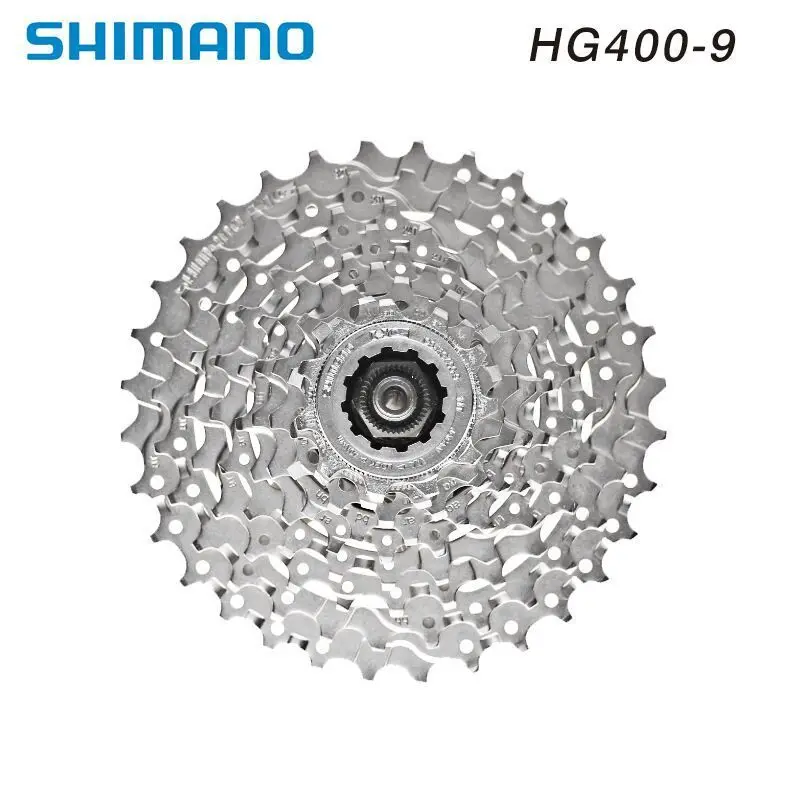 

Велосипедная кассета Shimano hg400 CS-HG400-9 велосипедная, 11-25 11-28 11T-32T 11-34t MTB 9 скоростей, велосипедные аксессуары свободного колеса