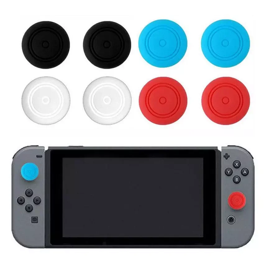 

6 PCS Silicone Thumbstick Thumb Stick Grip Caps Cover For Nintend Switch for Joy-Con Controller r30