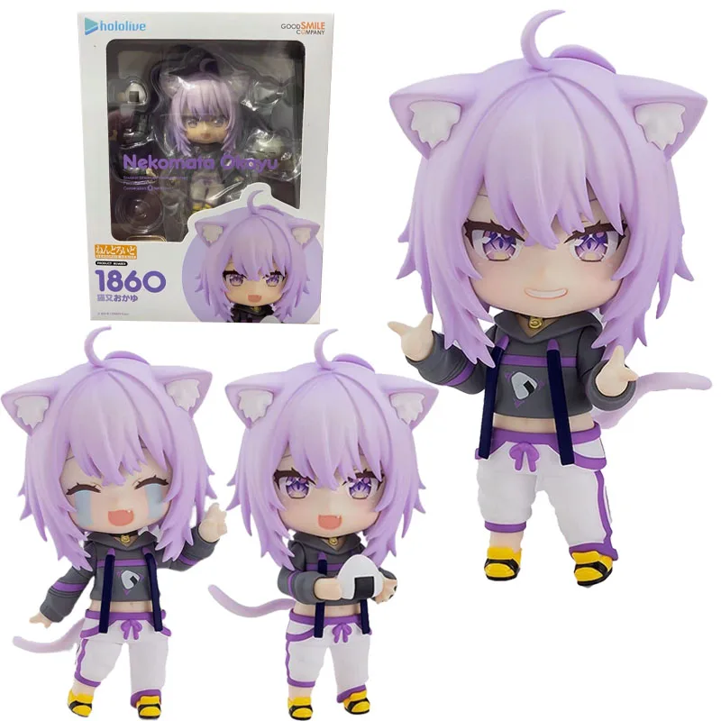

In Stock Original GOOD SMILE GSC 1860 NENDOROID Nekomata Okayu Hololive Anime Figure Model Collecile Action Toys Gifts