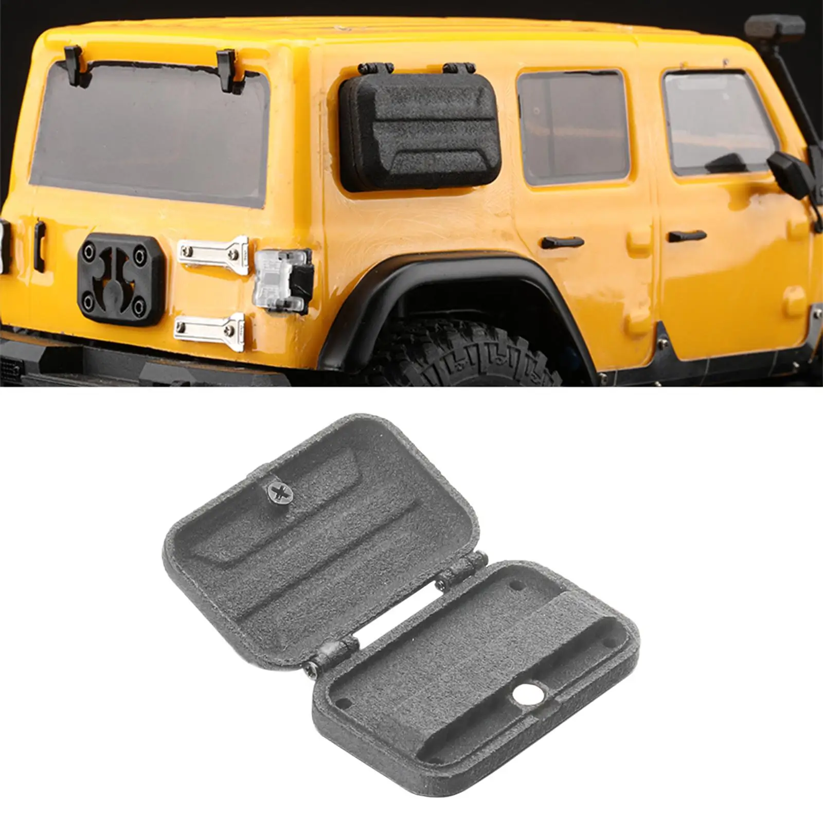 

Металлический ящик для инструментов с дистанционным управлением, замена для Axial SCX24 1:24, аксессуары «сделай сам», хобби, модель автомобиля, ба...