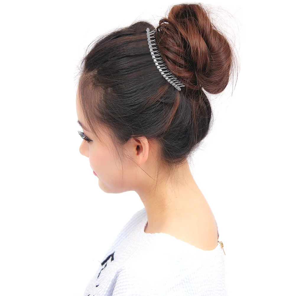 

Hair Comb Side Combs Metal Women Bridal Slide Pin Clip Teeth Clips Insert Plain French Womens Vintage Slides