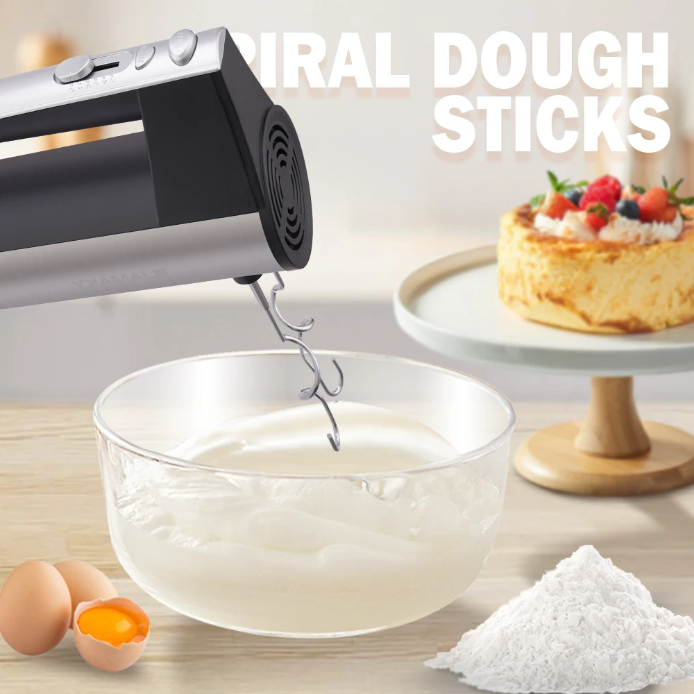 Лидер продаж JAMAKY миксер для еды электрический 5-скоростной взбивания яиц ручной