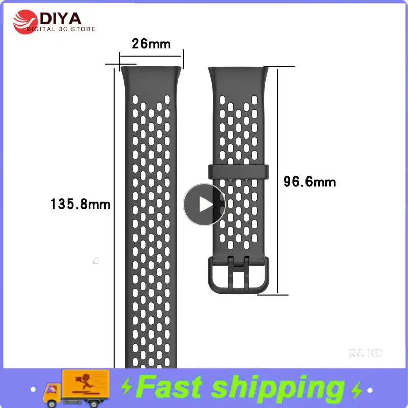 

For Bracelet 7pro Watch Strap Breathable Sports Wristband Smart Accessories 26mm Watchband Replacement
