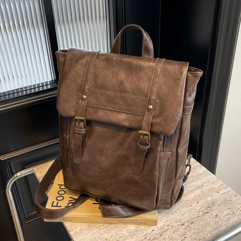 Японский рюкзак JK в студенческом стиле коричневая сумка Cambridge ретро классный