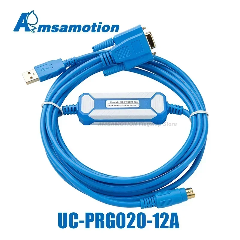 Фото Кабель связи UC-PRG020-12A для ПЛК Delta AH DVP серии с HMI DOP-B и текстовым дисплеем IFD6601 №1