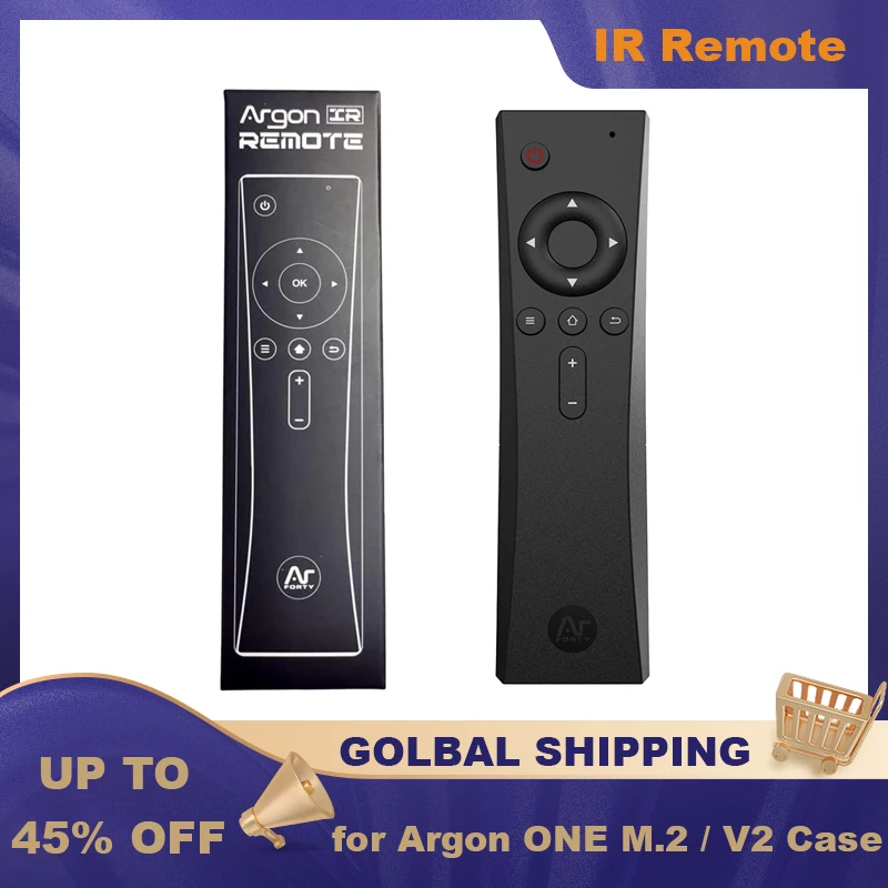 For Argon One V2 M.2 Raspberry Pi 4 Case Infrared Remote Sup