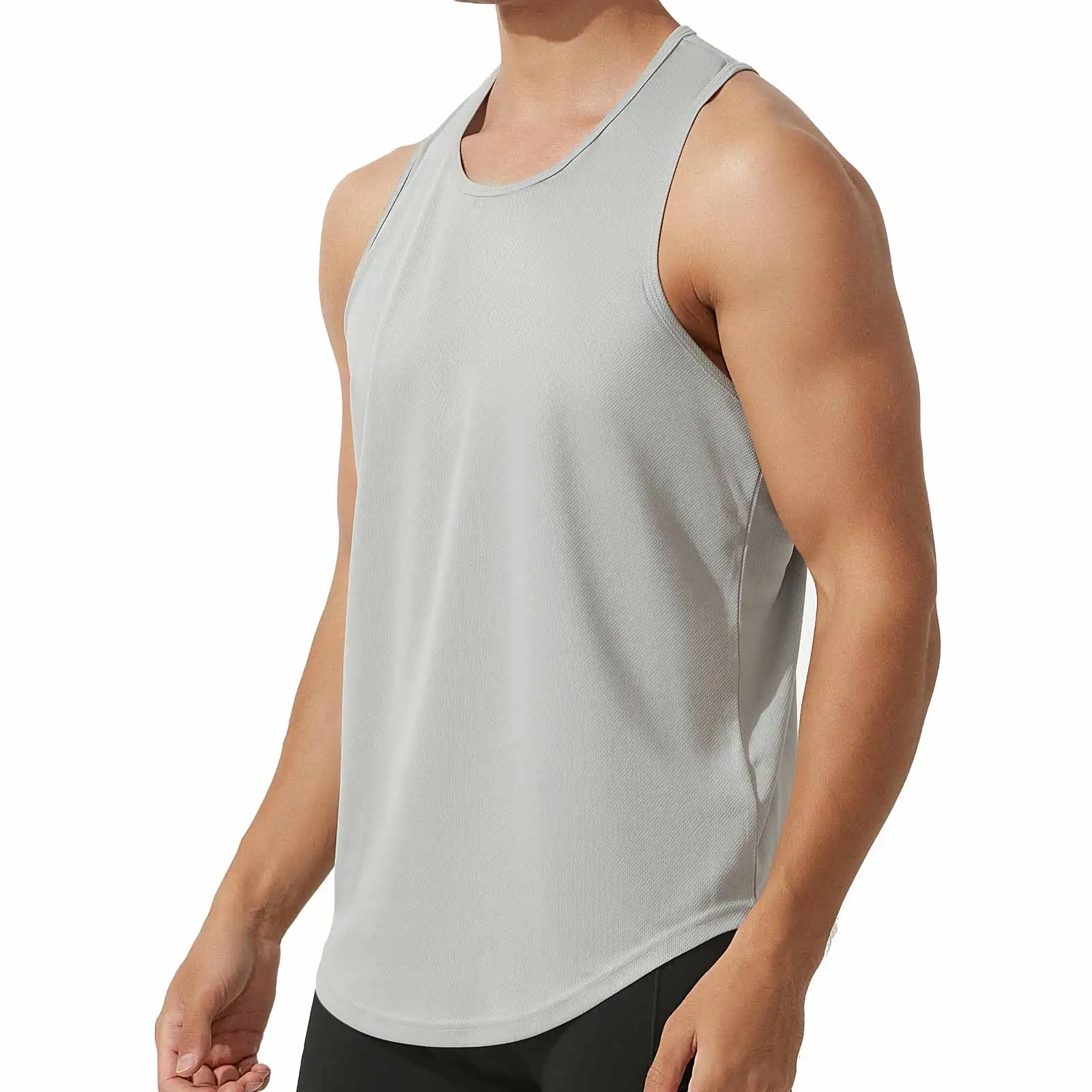 

Men's Summer I-Word Athleisure Vest Quick Drying Breathable Basketball Gym Running Vest Fitness Sleeveless Shirt Clothing