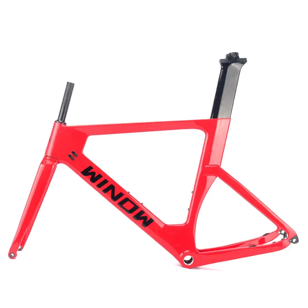 Дешевая аэродинамическая карбоновая рама 700*28C CARBON ROAD FRAME ВЕЛОСИПЕДНАЯ РАМКА DISC