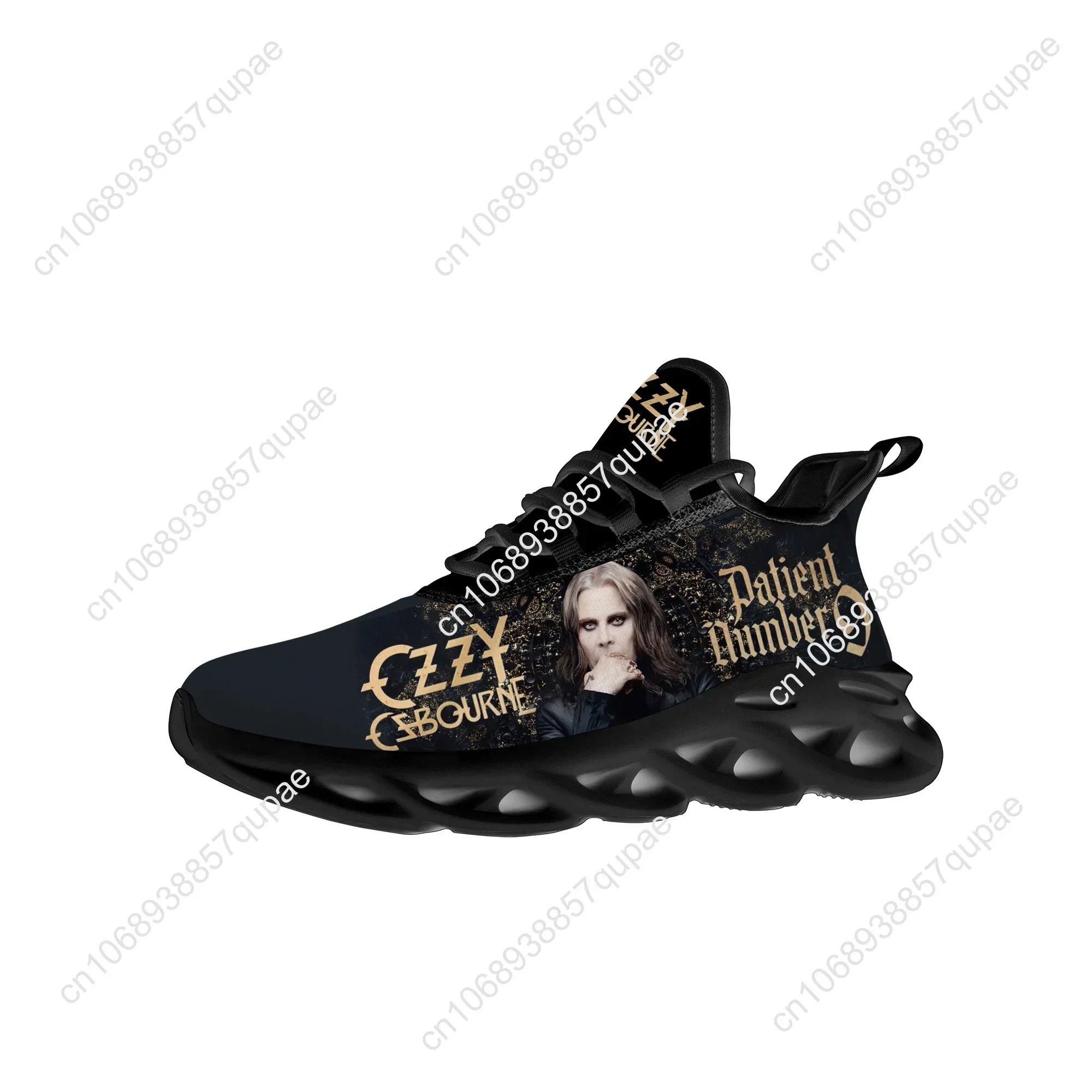 Мужские и женские кроссовки Ozzy металлические рок певица Осборн на плоской