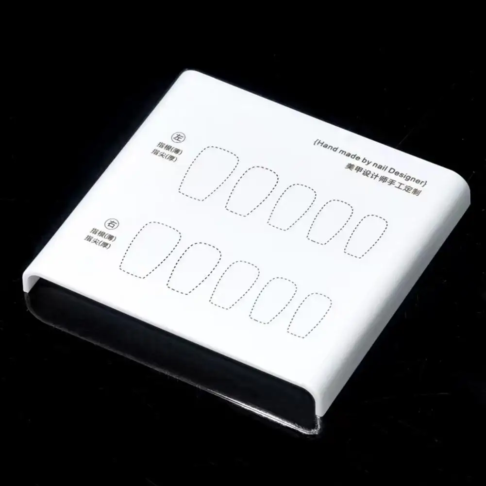 Органайзер для искусственных ногтей прозрачный контейнер хранения накладных