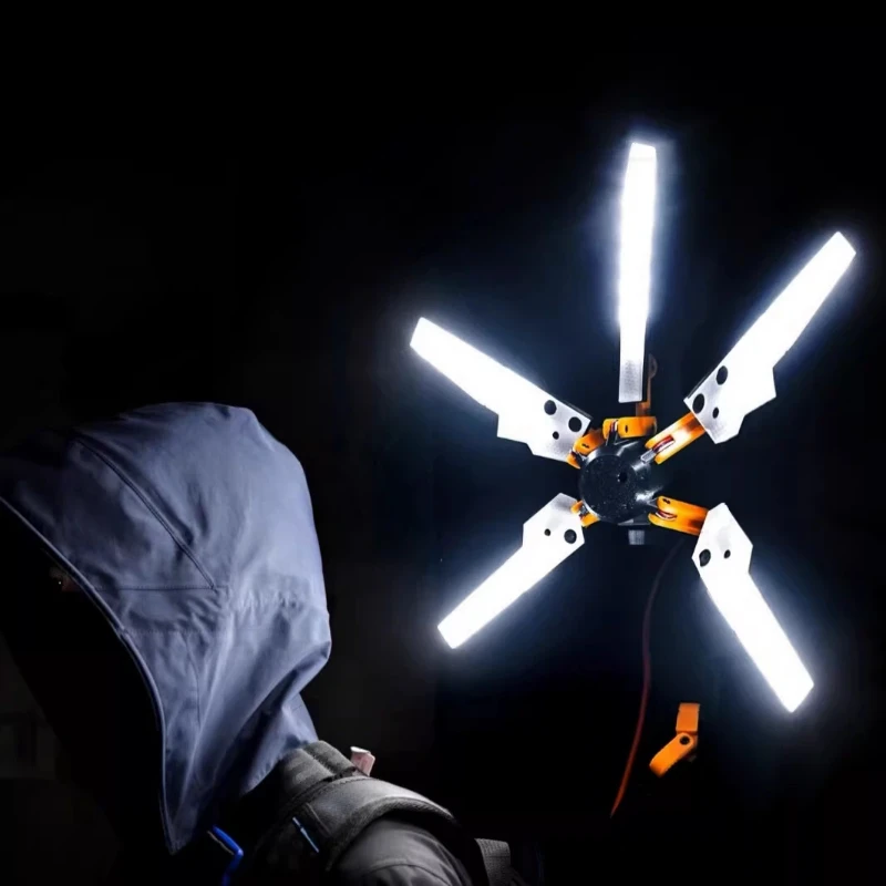 Фото Светодиодная лампа-сканер Odradek из Death Stranding с дистанционным управлением, 3D-печать, 40 см/80 см, игровой реквизит, атмосферная подсветка, декор для стола, в наличии №2