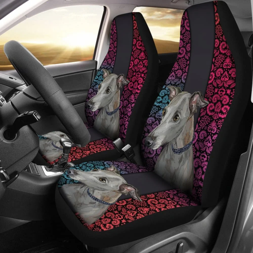 

Basset Hound Amazing Gift Dog Lovers Car Seat Covers 211203,Pack of 2 Universal Front Seat Protective Cover