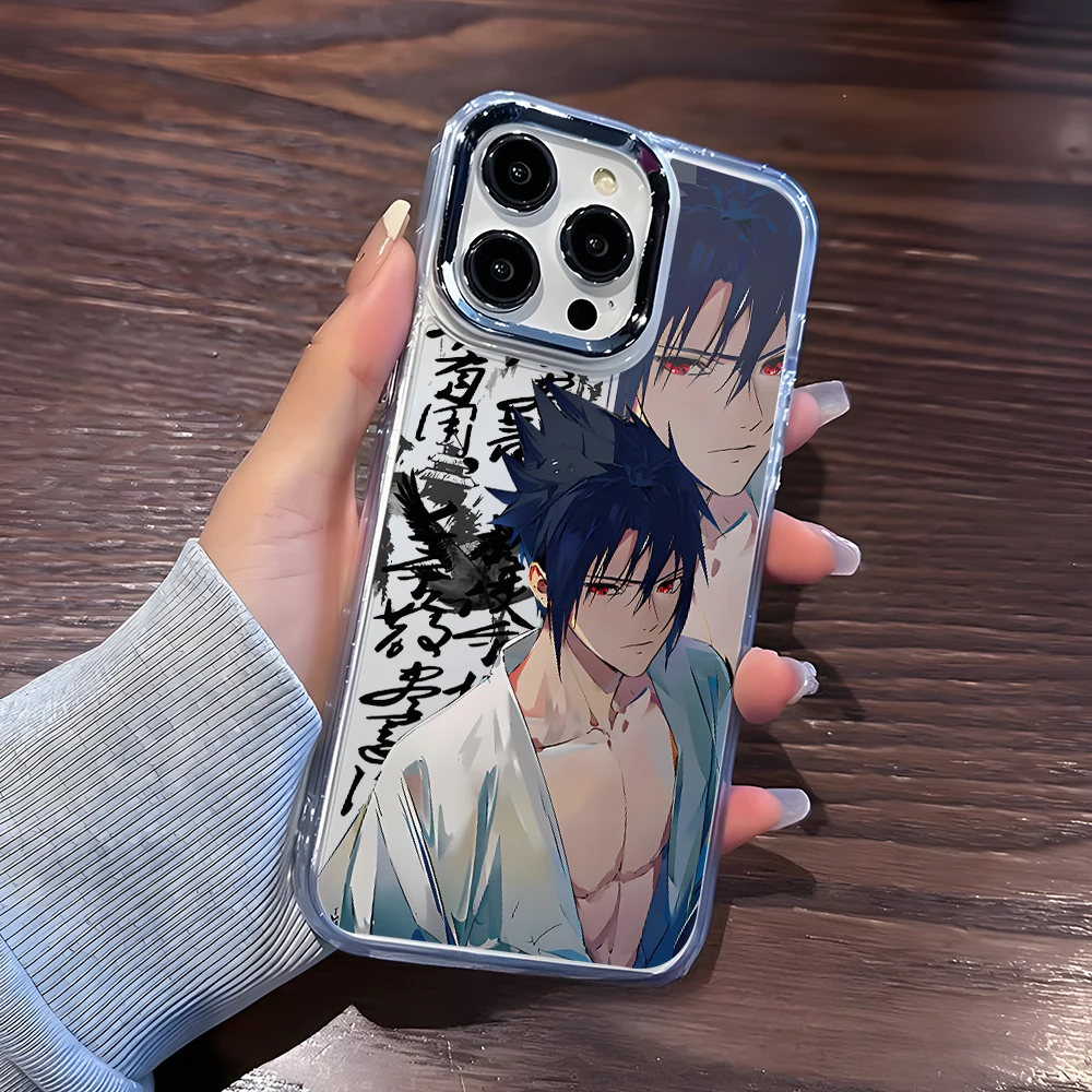 Чехол для телефона NARUTOs Kakashs Sasuke для Xiaomi Redmi Note 15 14 13 12 11 10 Pro Plus 14C 13C 12C 10C 4G 5G, роскошный прозрачный чехол (art.: 3920da0146ff8) - 3920da0146ff8