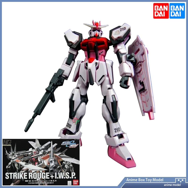 [В наличии] Bandai подлинный набор Gundam аниме Фигурки HG 1/144 Strike Rouge IWSP коллекция Gunpla аниме экшн-Фигурки игрушки для