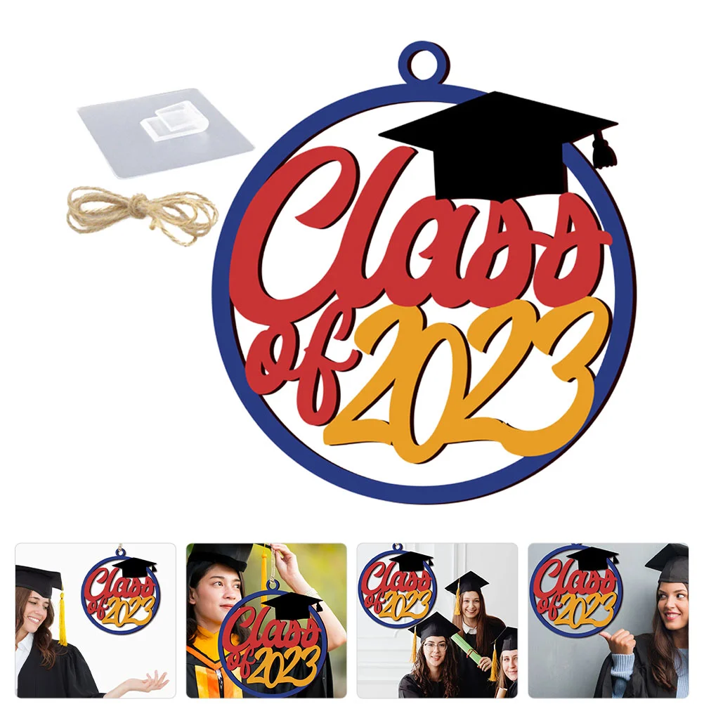 

Graduation Wooden Sign Cutout Wood Wallhanging Plaque Class Grad Senior Graduate Photo Booth Props Classroom Decor