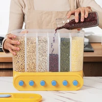 246l food grains storage tank box sealed moisture proof rice buckets wall mounted organizer kitchen bulk classified container