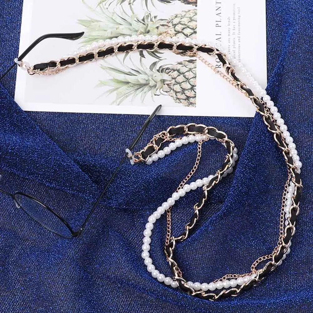 

Trending Beaded Cord Lanyard Pearl Straps Glasses Chain Neck Chain Glasses Holder