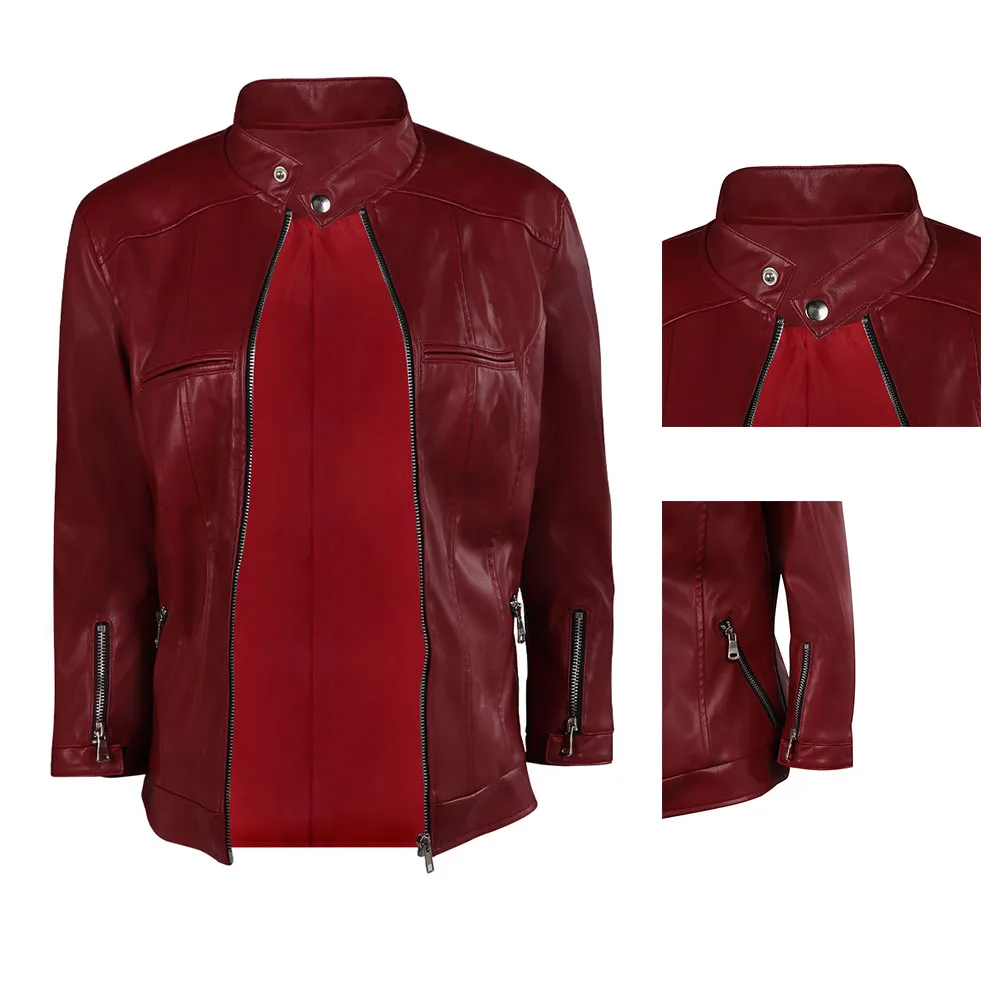 

Женский костюм для косплея bioазаз «смертельный остров», красный жакет, пальто для ролевых игр для женщин и девушек, Маскировка на Хэллоуин, женский костюм