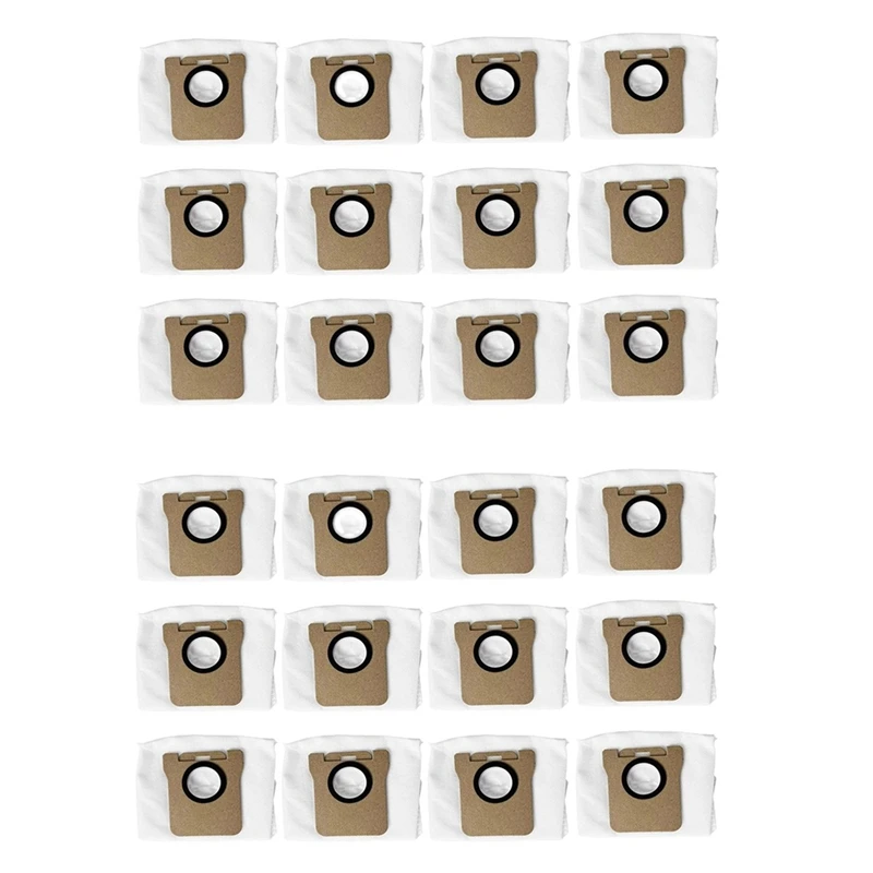 

24PCS For Dreame Bot L10S Ultra/Mijia B101CN/Dream S10 S10 Pro Robot Vacuum Cleaner Replacement Parts Dust Bag