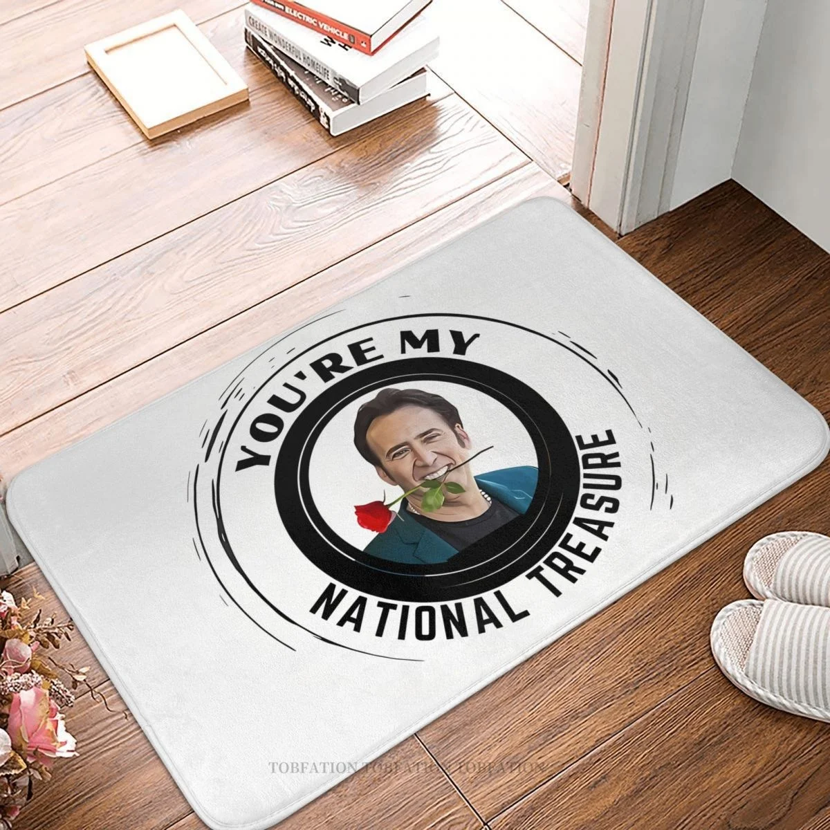 

Nicolas Non-Slip Doormat Your My National Treasure Bath Bedroom Mat Welcome Carpet Flannel Modern Decor