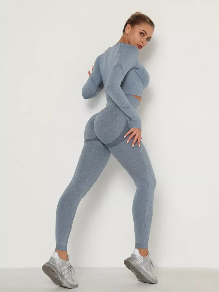 Seamless Workout Leggings High Waist Push Up Leggings Ladies Sexy Gym Legging Fashion Black Sports Leggings