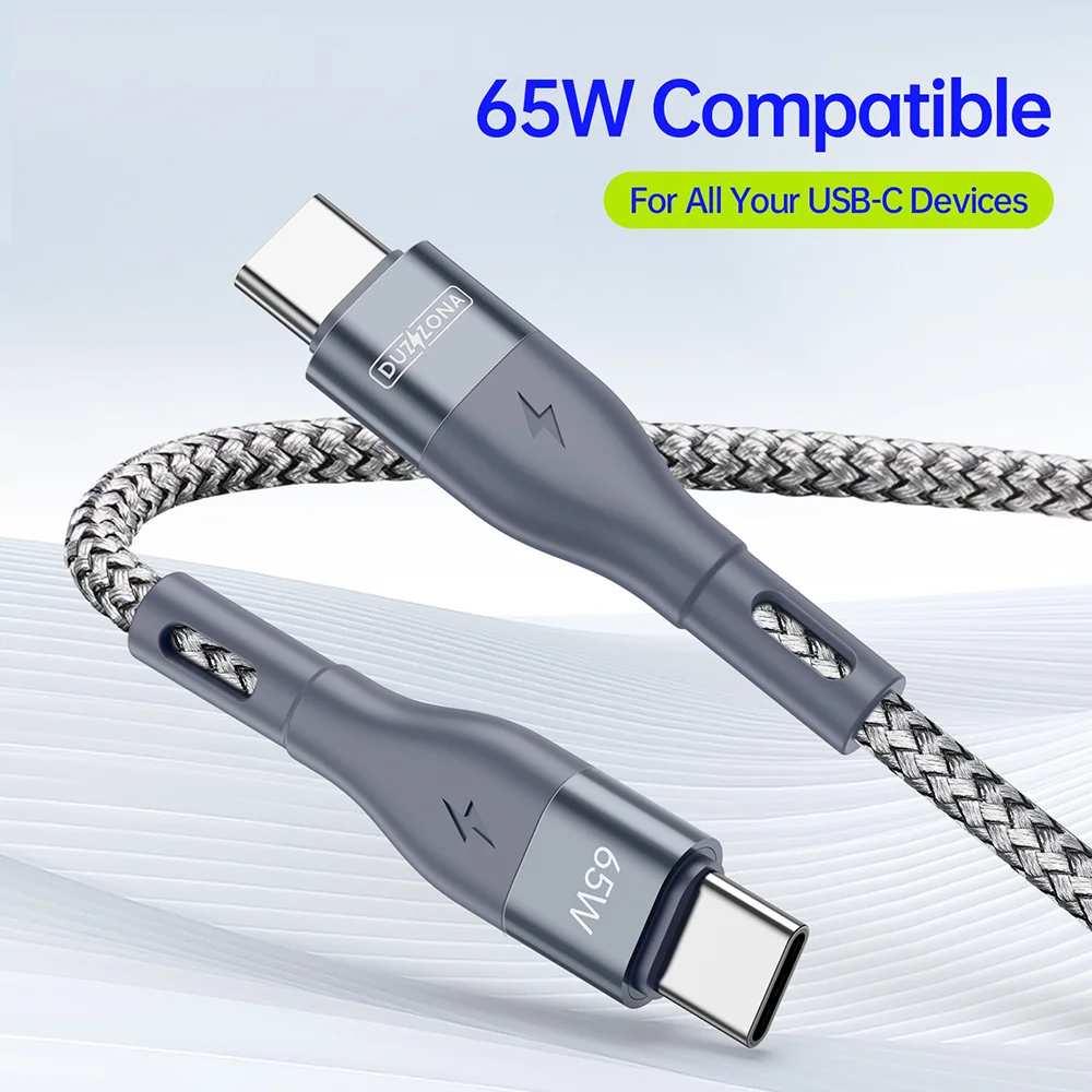 

USB-кабель DUX DUCIS с разъемом USB TYPE-C, 65 Вт
