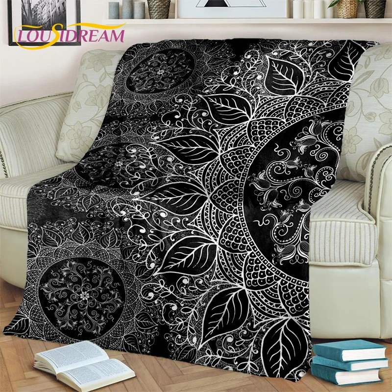 Одеяло 3D в богемном стиле для медитации мандалы природный дух йоги мягкое одеяло