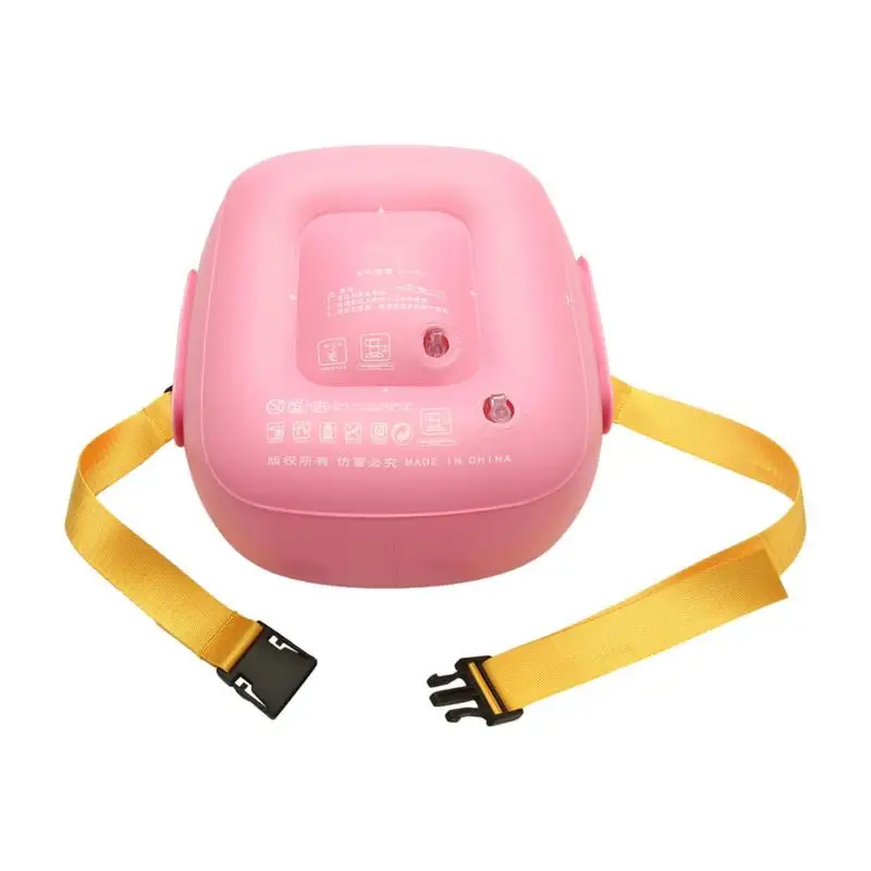 

Back Float Swim Trainer Blow Up Adjustable Back Floats With Buckle Belt Beginner-Friendly Adults Swim Training Floats Swimming