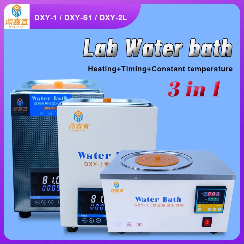 DXY Lab Water Bath LCD display digital Laboratory equipment heater Temperature Thermostat Tank  220V single hole