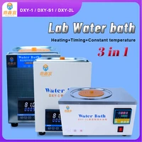dxy lab water bath lcd display digital laboratory equipment heater temperature thermostat tank 220v single hole