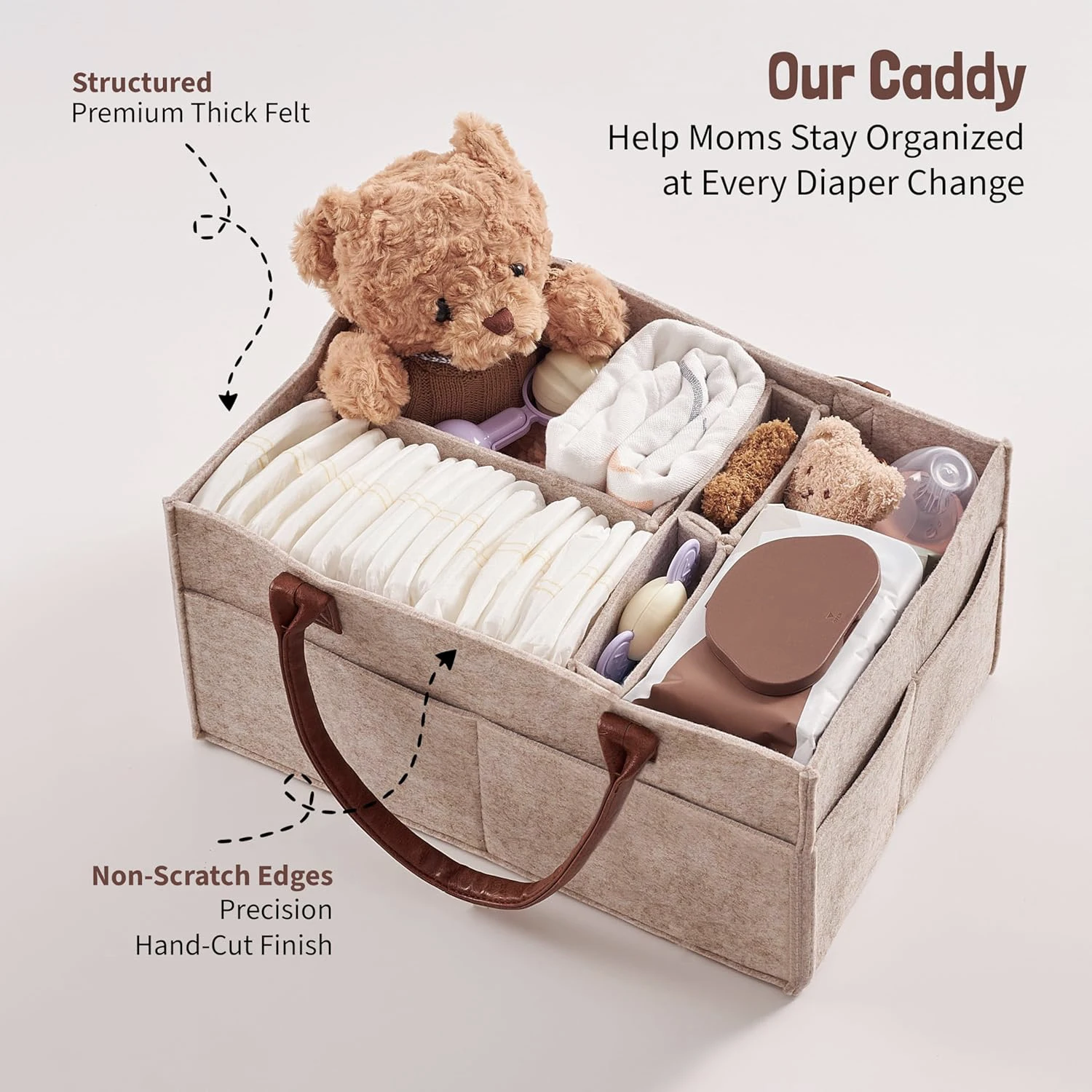 Органайзер для детских подгузников - нейтральные детские подарки детского душа