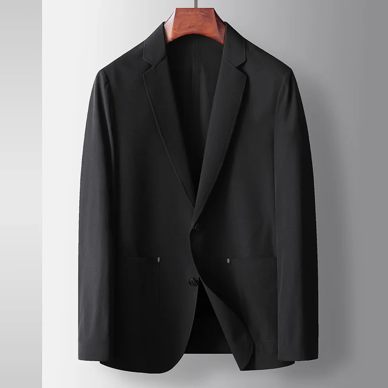 

6461-Suit men's thin casual sunscreen, elastic small suit spring and autumn single west jacket shirt summer