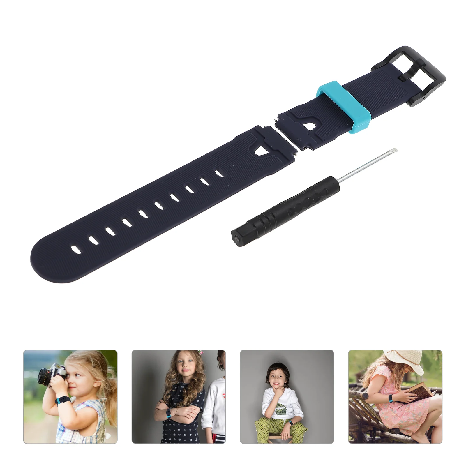 

1 Set Phone Watch Part Wristwatch Strap Silicone Watchband Compatible for 360 SE5/8X/7X/P1/W910