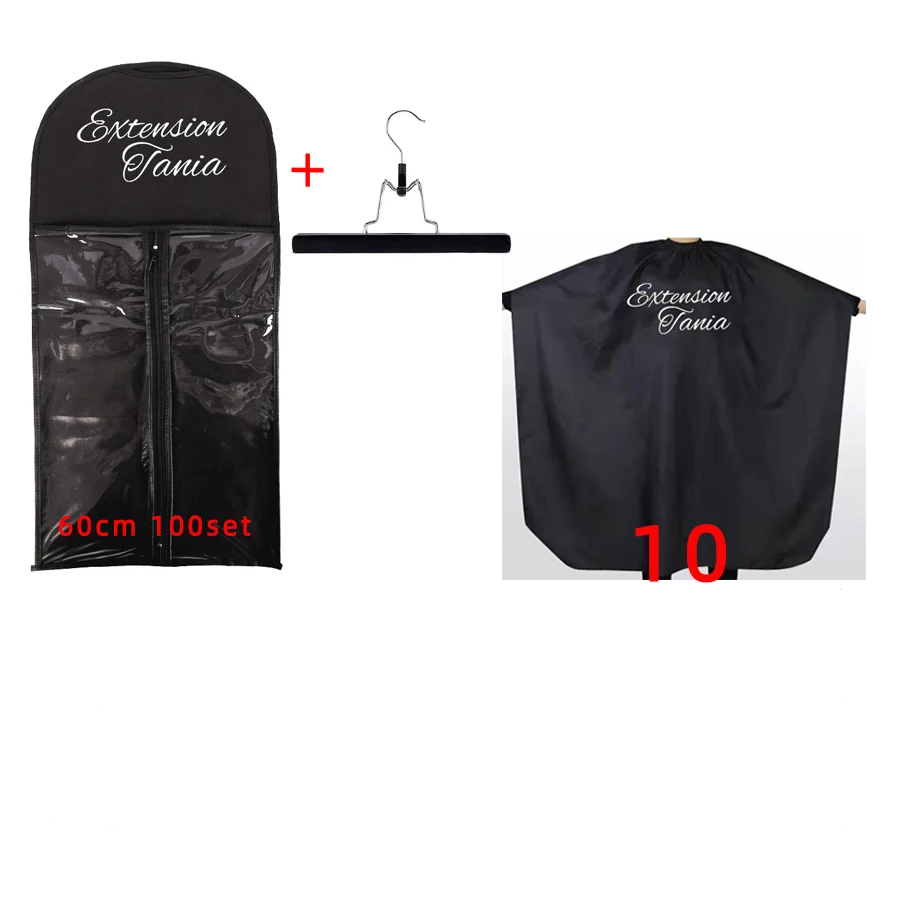 

Custom Logo Silk Satin Wig Bags 25*35Cm Hair Storage Bags For Packaging Wigs Bundles Hair Extension Bags With Drawstring
