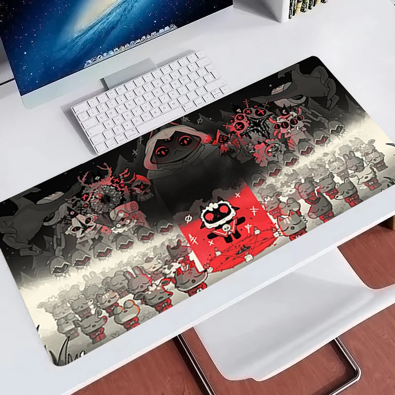Фото Коврик для мыши Hot Mouse Pad C-cult of the L-lamb, профессиональный игровой коврик для клавиатуры, нескользящий, с фиксированными краями, из прочной ткани, для ноутбука, игровой коврик для мыши №1