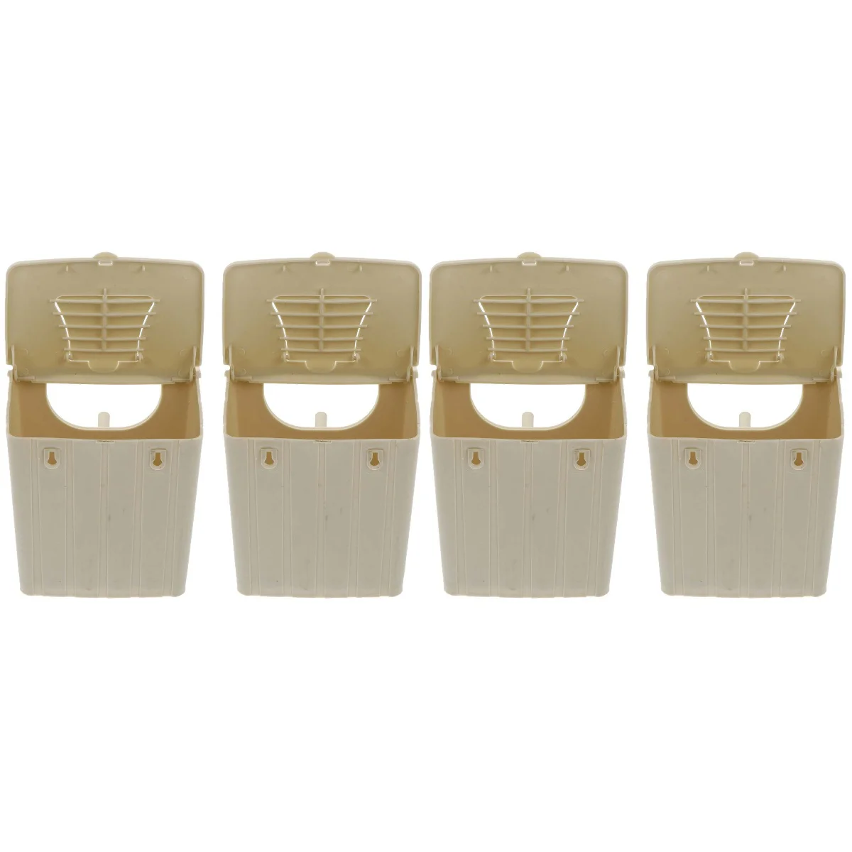 

4 Box Bird House Bird Breeding Box Bird Roosting Box Bird Incubation Box for Home Garden Tree Balcony